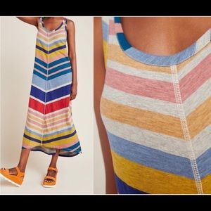 Saturday/Sunday chevron midi dress